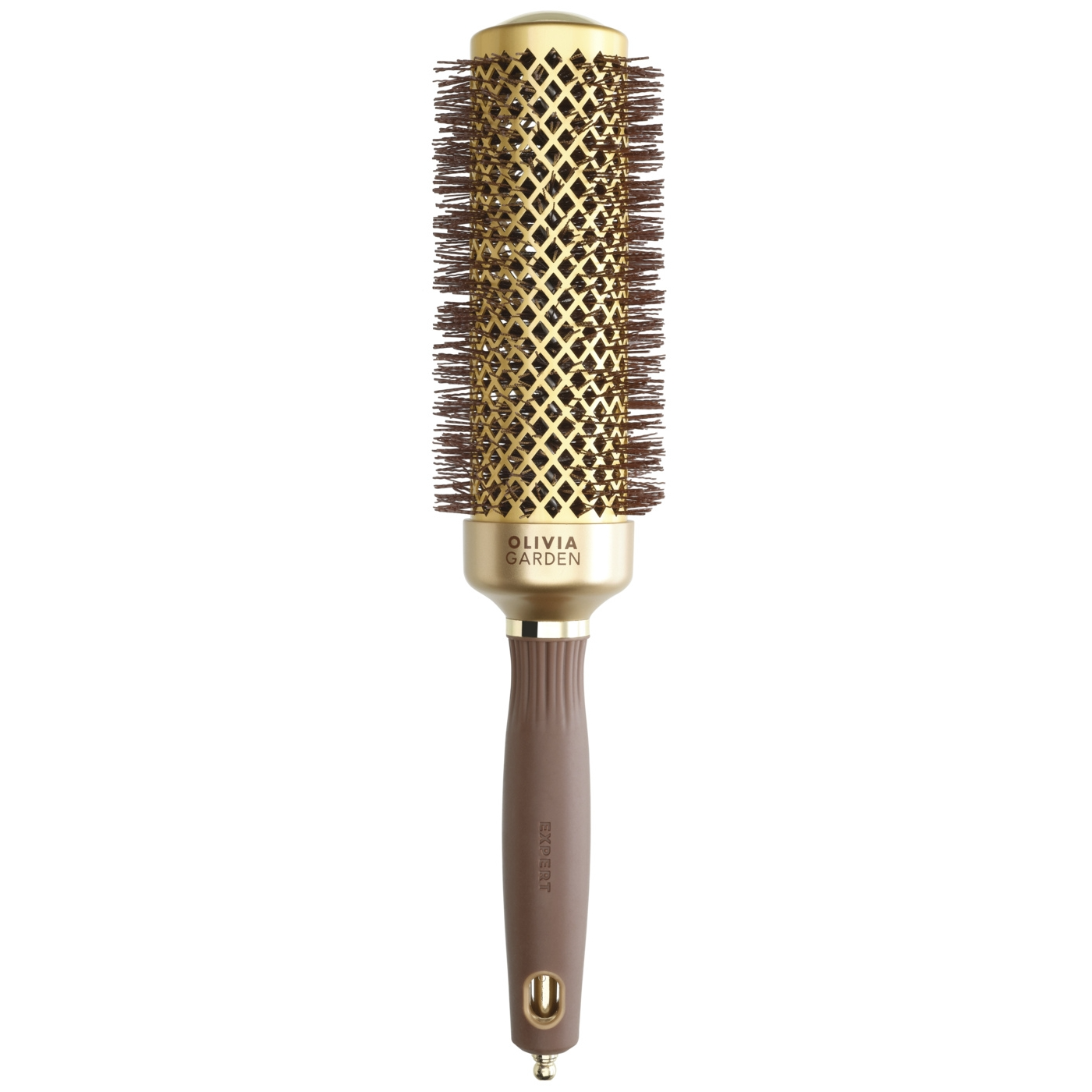Brosse Expert Blowout Speed Wavy Bristles Gold & Brown 45mm Olivia Garden
