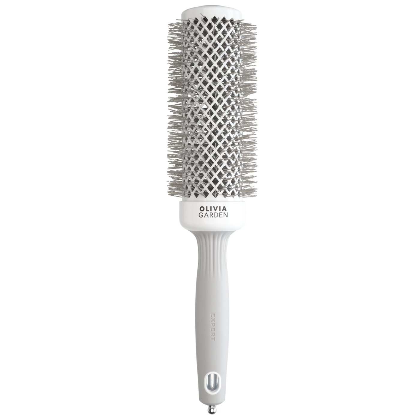 Brosse Expert Blowout Speed Wavy Bristles White & Grey 45mm Olivia Garden