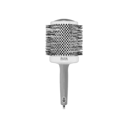 Olivia Garden Expert Blowout Shine White & Grey 80mm