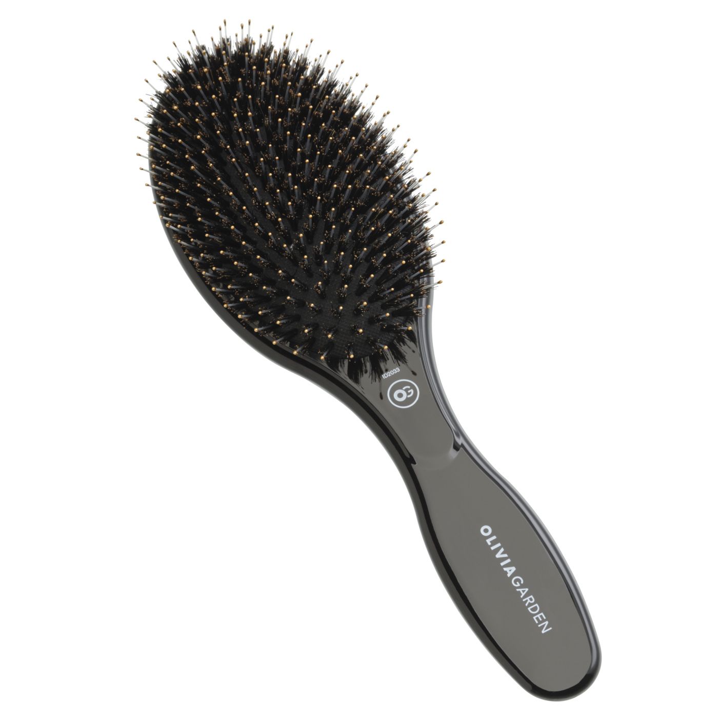 Brosse Expert Care Oval Boar & Nylon Bristles – Black
