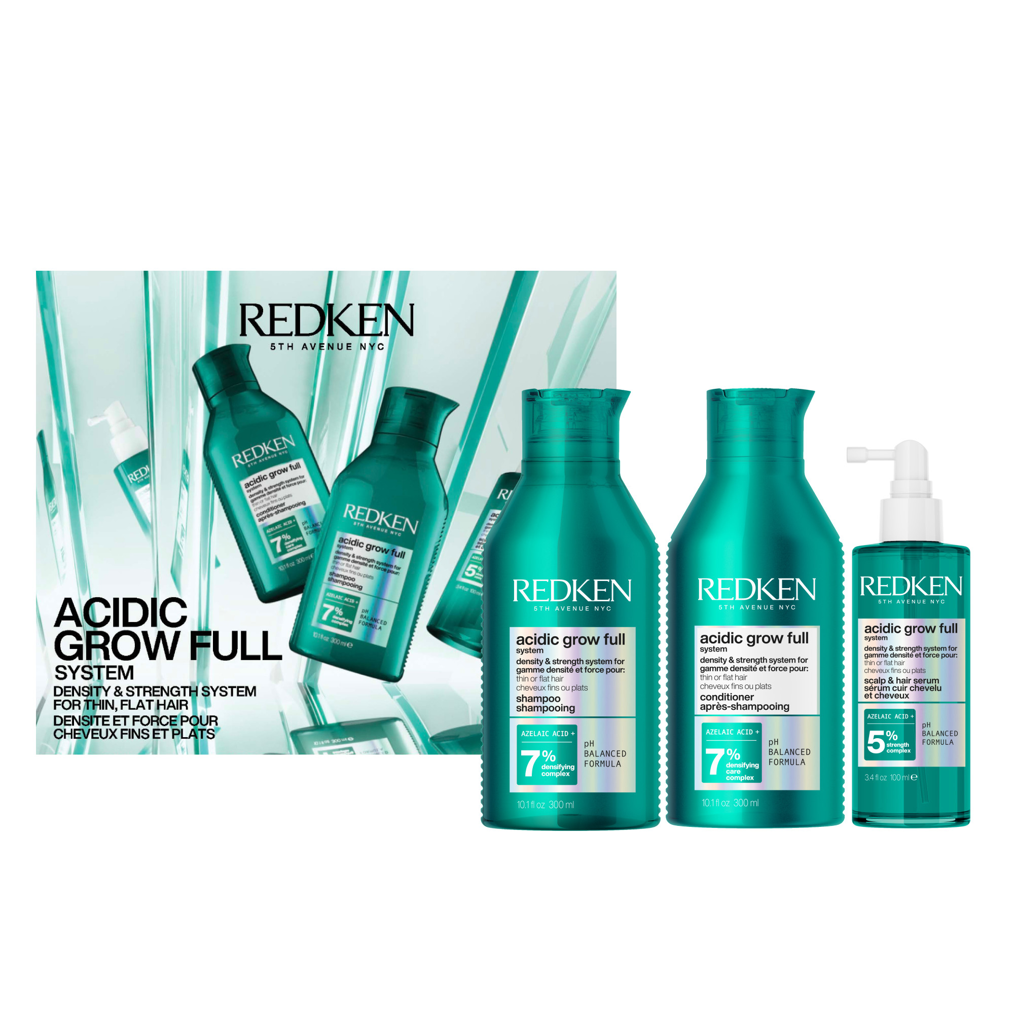 Coffret Acidic Grow Full System – Cheveux fins