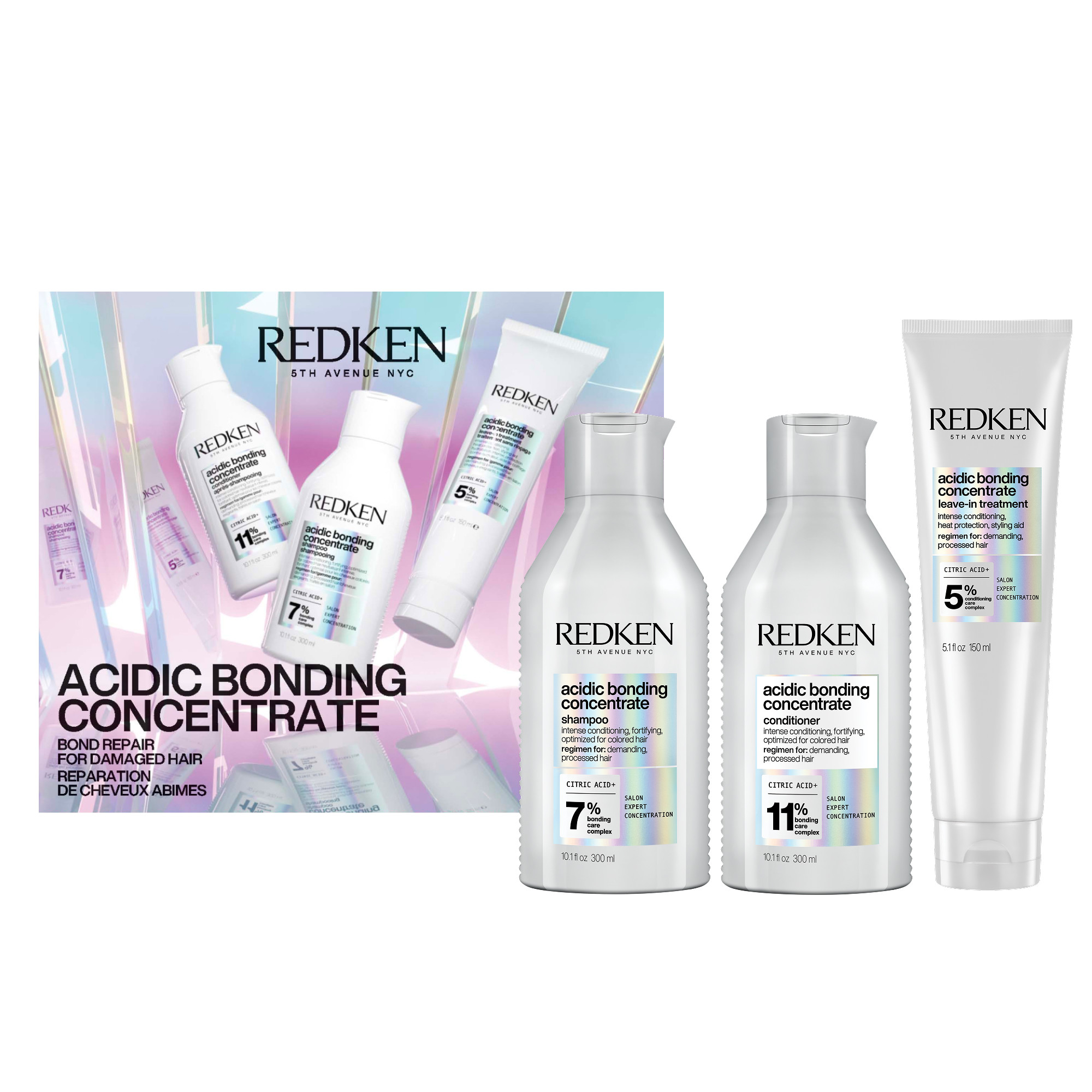 Coffret Acidic Bonding Concentrate – Cheveux Abîmés